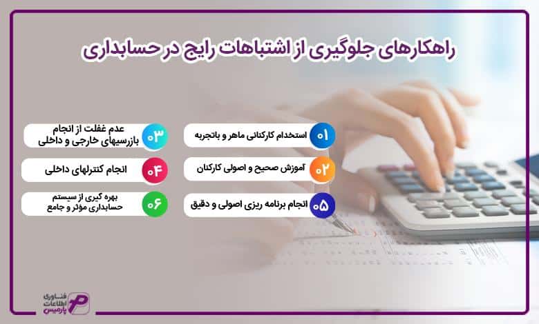 راهکارهای جلوگیری از اشتباهات رایج در حسابداری 