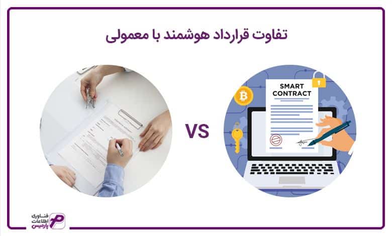 تفاوت قرارداد هوشمند با معمولی