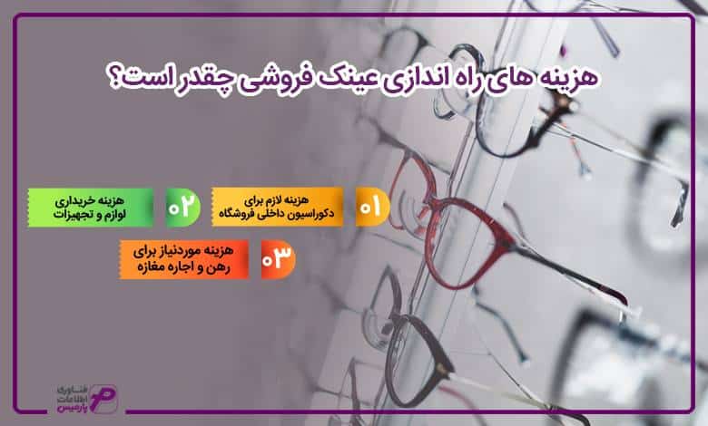 هزینه های راه اندازی عینک فروشی چقدر است؟