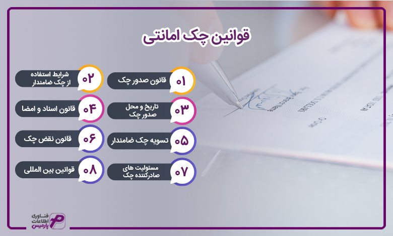 قوانین چک امانتی