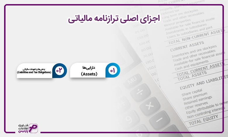 اجزای اصلی ترازنامه مالیاتی 