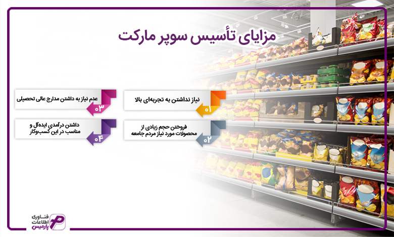 مزایای تاسیس سوپرمارکت